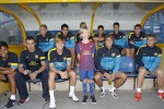 Billy in the dug out